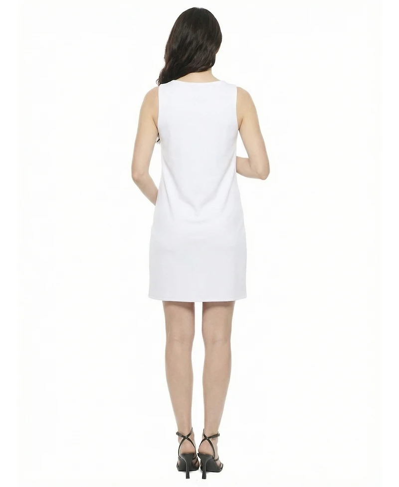 24seven Comfort Apparel Women's and Plus Maternity Round Neck Dress