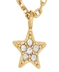 kate spade new york Cubic Zirconia Pave Mini Star Pendant Necklace