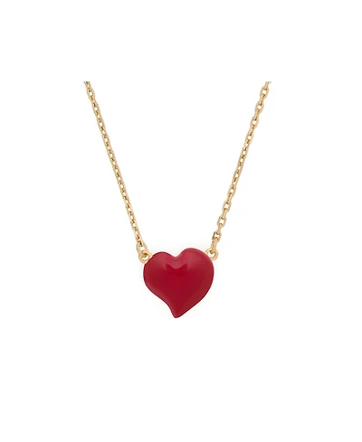 kate spade new york Amour Heart Enamel Pendant Necklace