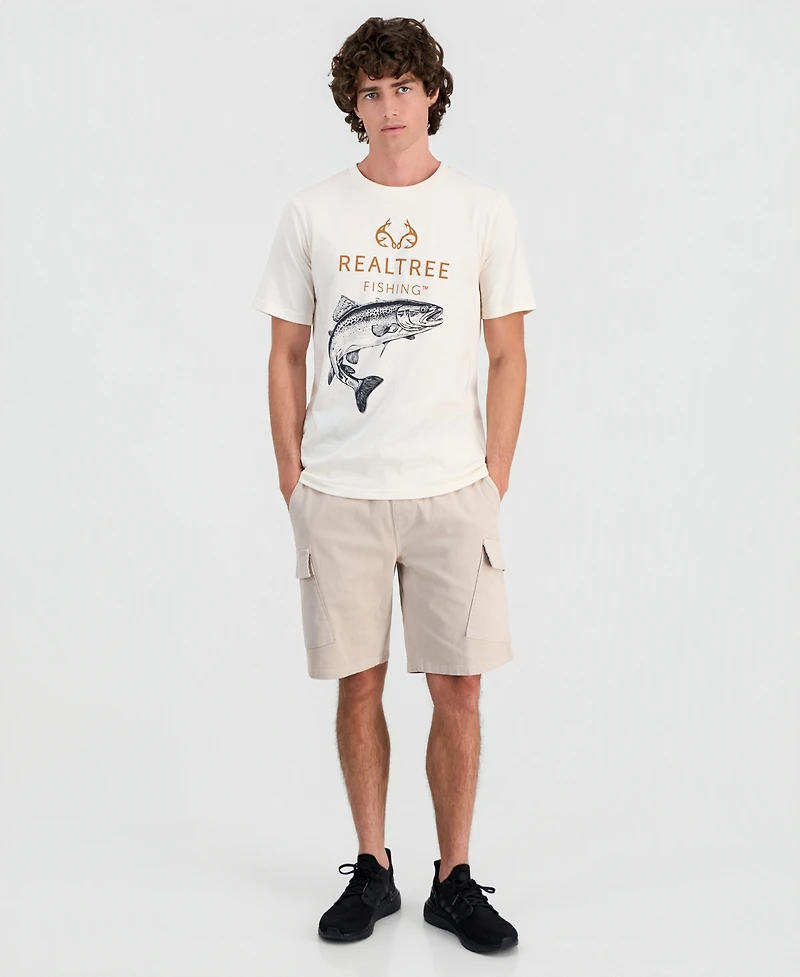 SmileyWorld Men's RealTree Fishing Graphic T-Shirt