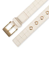 Calvin Klein Women's Modern Box Woven Casual Belt