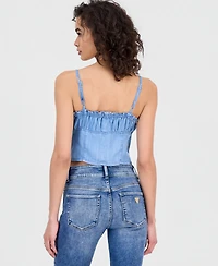 Guess Women's Sleeveless Alora Denim Top