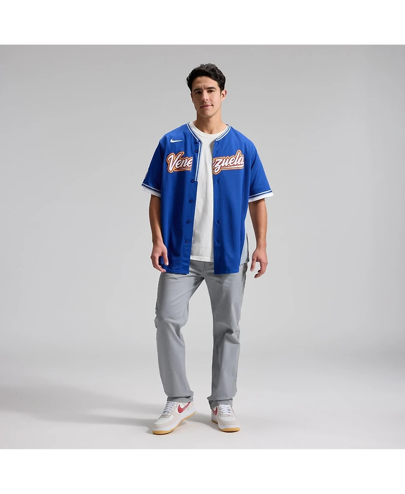 Nike Men's Royal Venezuela Baseball 2026 World Classic Stadium Jersey
