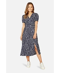 Yumi Women's Spot Midi Tea Dress