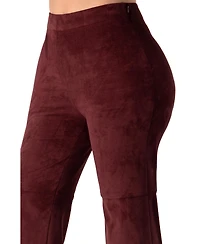 Ivonne Women's Straight-Leg Faux-Suede Pants