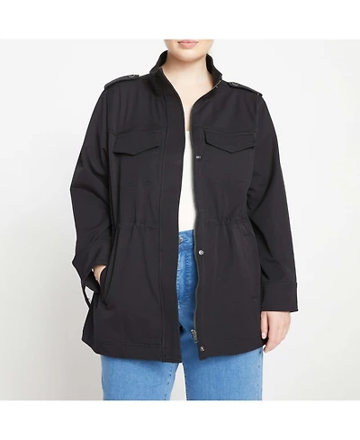 Universal Standard Women's Vineyard Stretch Cotton Twill Jacket