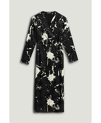 Nocturne Women's Printed Wrap Maxi Dress