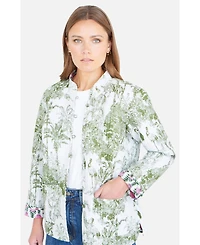 Yumi Women's Reversible Cotton Quilted Jacket