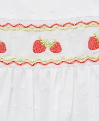 Little Me Baby Girls' Strawberry Print Top, Shorts and Headband, 3-Piece Set