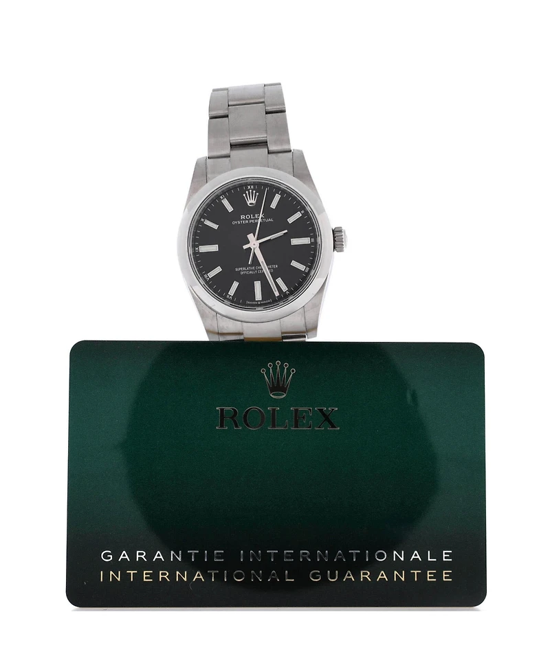 Pre-Owned Rolex Oyster Perpetual Automatic Watch in Stainless Steel 34mm