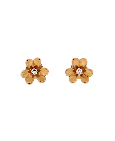 Pre-Owned Van Cleef & Arpels Frivole Stud Earrings