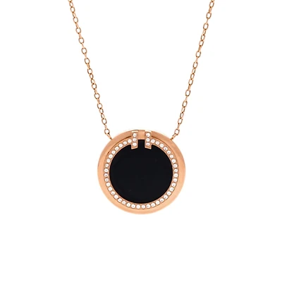 Pre-Owned Tiffany & Co T Circle Pendant Necklace