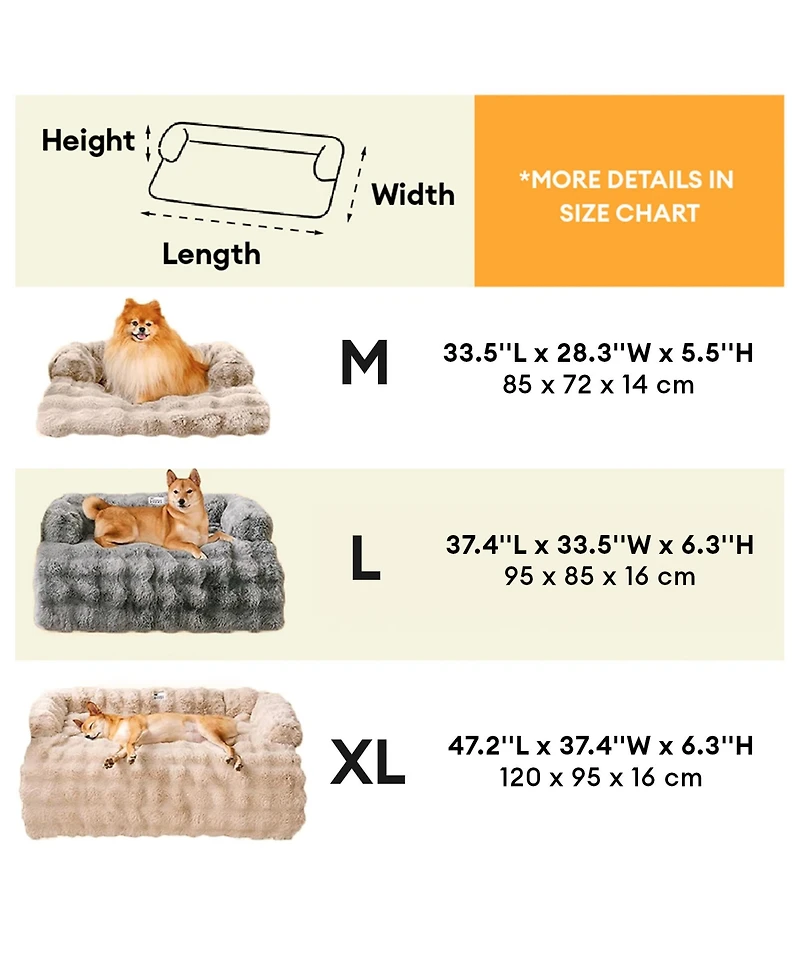 FunnyFuzzy Cozy Fluffy Sofa Seat