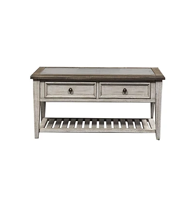 Liberty Furniture Industries, Inc Rectangular Ceiling Tile Cocktail Table