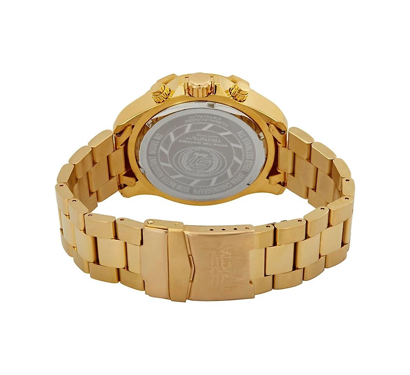 Invicta Men's 26098 S1 Rally Quartz Multifunction Gold Dial Watch