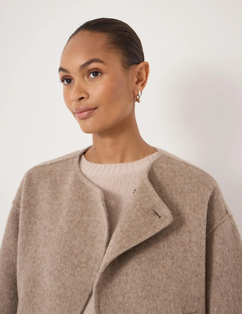 Hush Women's Linnie Double Faced Collarless Jacket