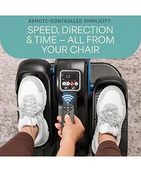 Lifepro Under Desk Elliptical Exercise Machine – Auto & Manual Seated Pedal Exerciser with 10 Levels, Quiet Ellipse Leg Exerciser for Seniors &