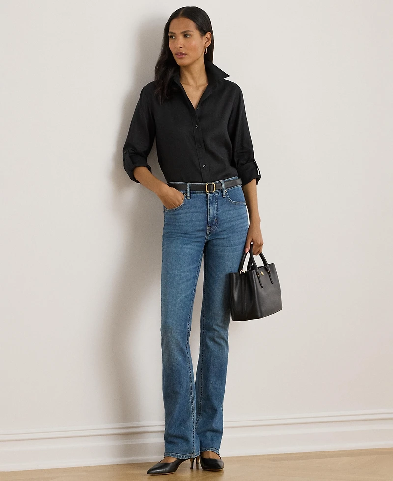 Lauren Ralph 100% Linen Shirt