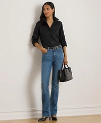 Lauren Ralph 100% Linen Shirt