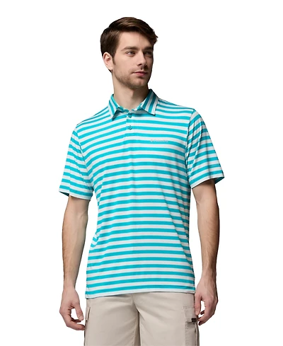 Columbia Men's Parsons Printed Short-Sleeve Polo Shirt