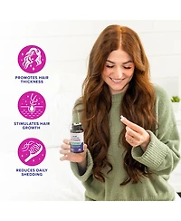 Vitauthority Hair Growth Supplement| Lustriva & Dht Blocker Vitamins for Thicker Fuller Locks, Biotin Saw Palmetto Zinc & Copper 30ct