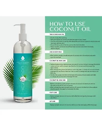 Pursonic The Ultimate Hair & Skin Restoration Bundle: Led Therapy Brush, Castor Oil, Sweet Almond Oil, & Fractionated Coconut Oil