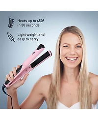 Pursonic Professional Hair Styling Trio: Triple Barrel Curler, One-Step Volumizer & Flat Iron Duo Pack