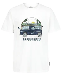 Quiksilver Boys' 8-20 Truck Printed Crewneck T-Shirt