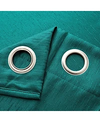 Rt Designers Collection Polyester 140 Gsm Sedona Jacquard Grommet Curtain Panel