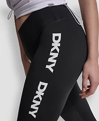 Dkny Sport Women's High-Waist Repeat Logo Leggings