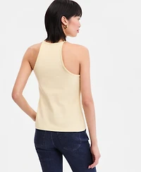 I.n.c. International Concepts Women's Crystal Embellished Halter Tank Top, Macy's Exclusive