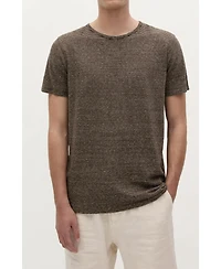 Scalpers Men's Country Linen Striped Tee