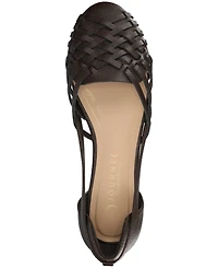 Journee Collection Women's Ekko Woven Round Toe Flats