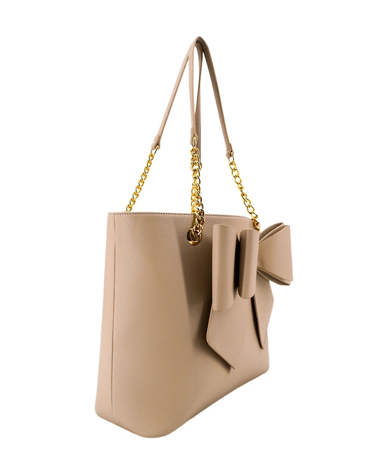 Like Dreams Everyday Rebel Bow Extra-Large Tote Bag