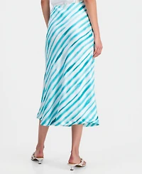 On 34th Women's Printed Midi Slip Skirt