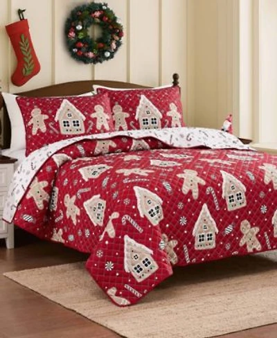 Avanti Holiday Lane Reversible 3 Pc. Quilt Set