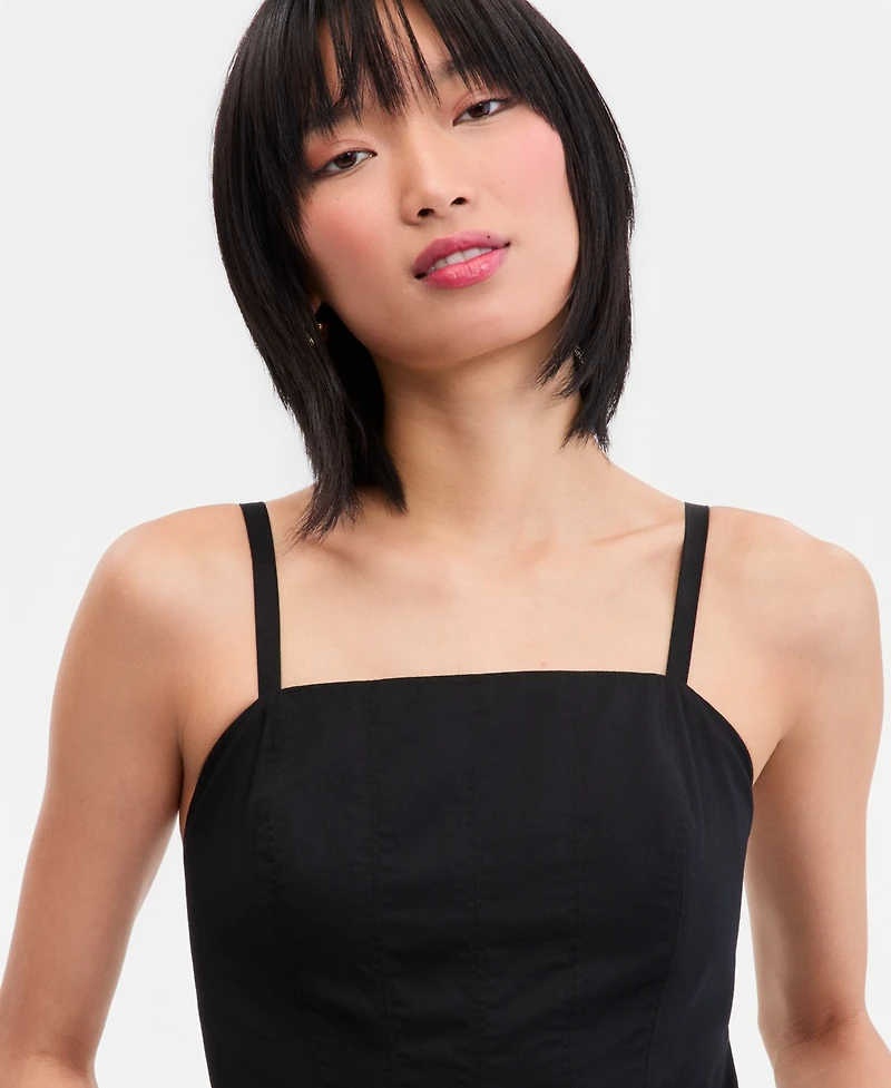 I.n.c. International Concepts Women's Sleeveless Seamed Midi Dress, Macy's Exclusive