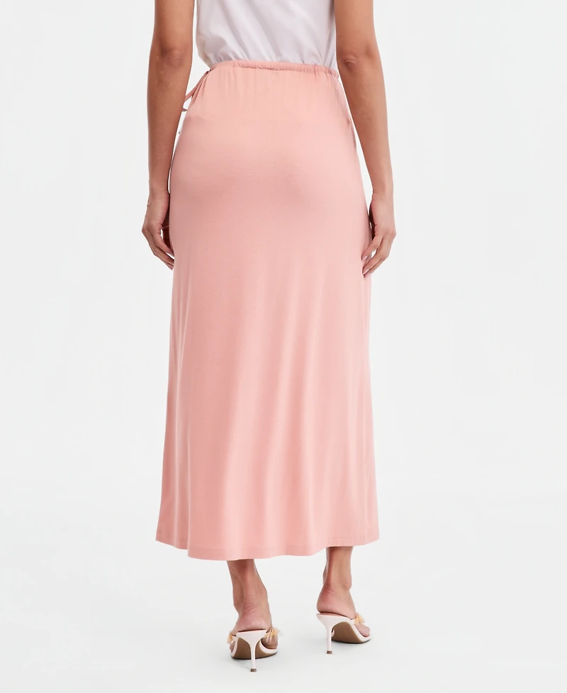 I.n.c. International Concepts Women's Side-Tie Knit Midi Skirt, Macy's Exclusive
