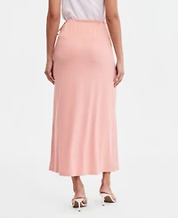 I.n.c. International Concepts Women's Side-Tie Knit Midi Skirt, Macy's Exclusive