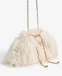 Feather Fringe Clutch, Macy's Exclusive- Molly Rogers Capsule Collection