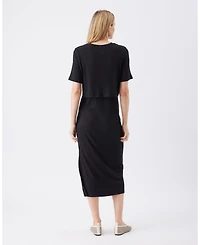 Ripe Maternity Women's Ivy Rib Nursing Dress