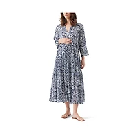 Ripe Maternity Ezra Tiered Dress Ink