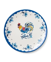 Certified International French Rooster Dinner Plates, Set of 4