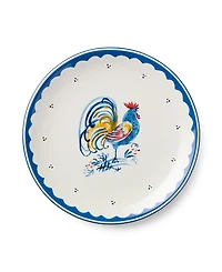Certified International French Rooster Salad Plates, Set of 4