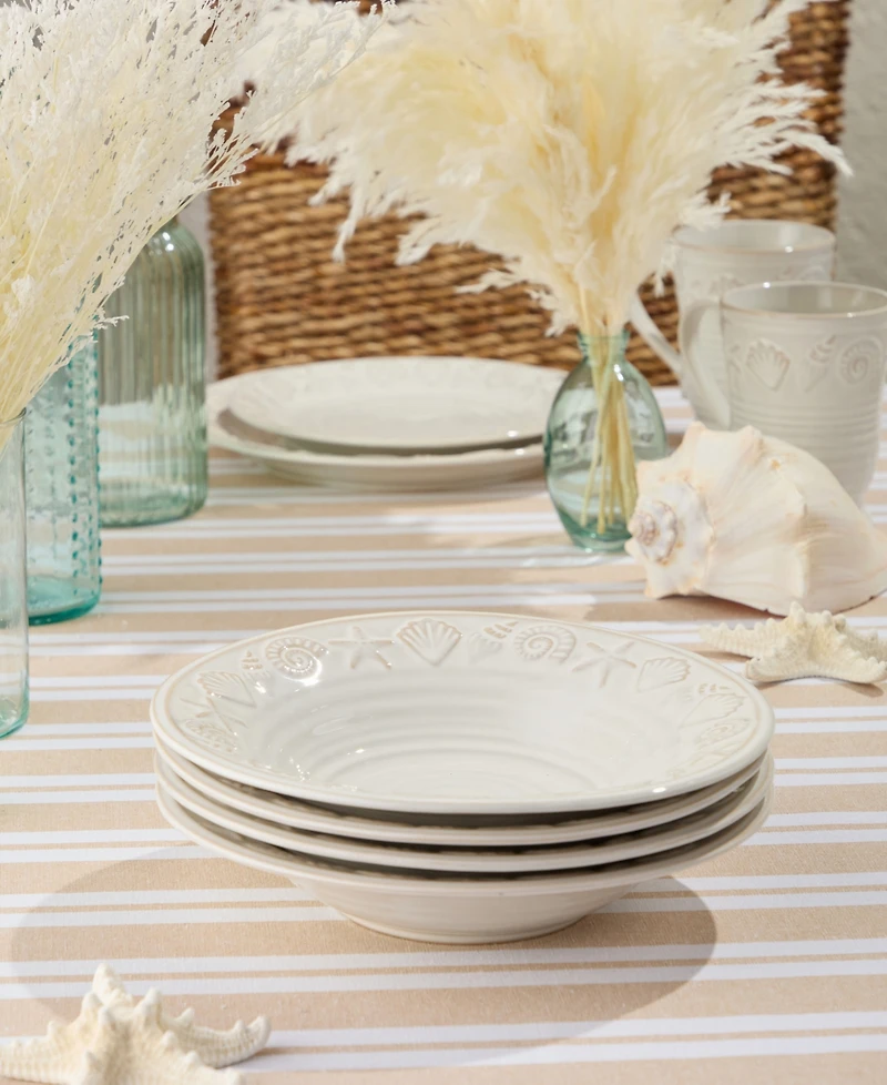 Certified International Coastline Soup Bowls, Set of 4