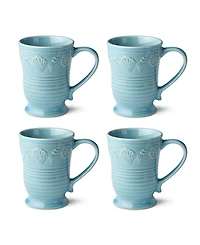 Certified International Coastline Mugs, Set of 4