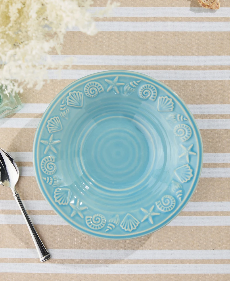 Certified International Coastline Soup Bowls, Set of 4