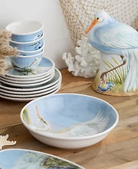 Certified International Coastal Birds Serving Bowl
