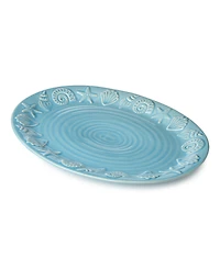 Certified International Coastline Oval Platter