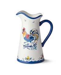Certified International French Rooster Pitcher